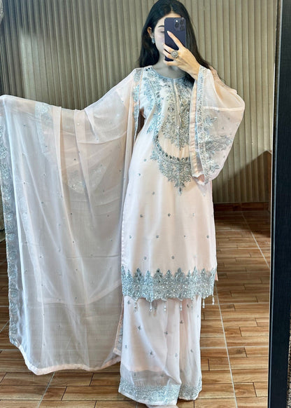 Elina Shirt, Trouser with Dupatta - COD | 45% OFF