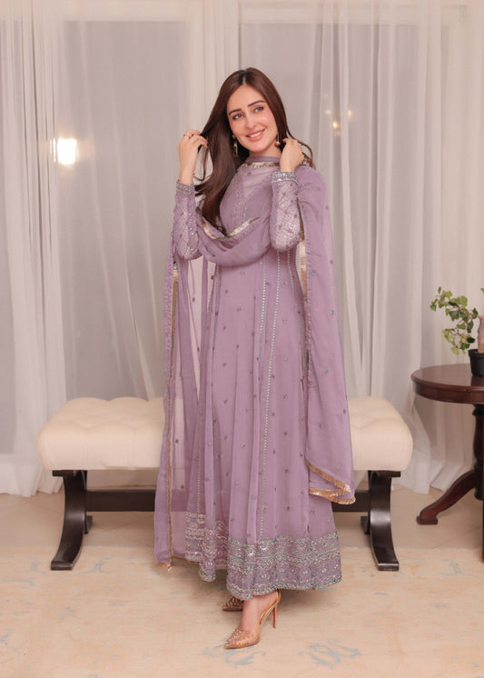Sidra Niazi - Yani Shirt, Trouser and Dupatta - COD | 50% OFF
