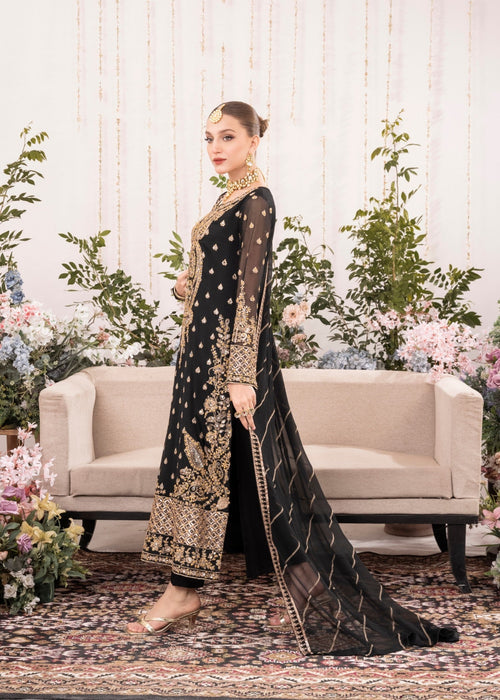Alishba Abbasi - Liza Shirt, Trouser with Dupatta - COD | 50% OFF
