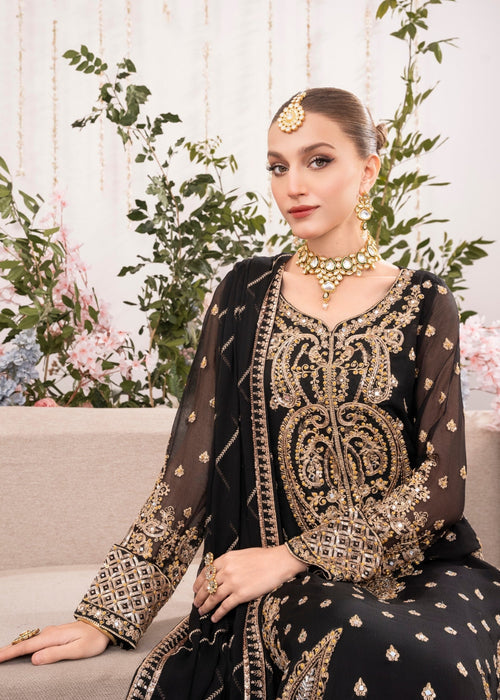 Alishba Abbasi - Liza Shirt, Trouser with Dupatta - COD | 50% OFF