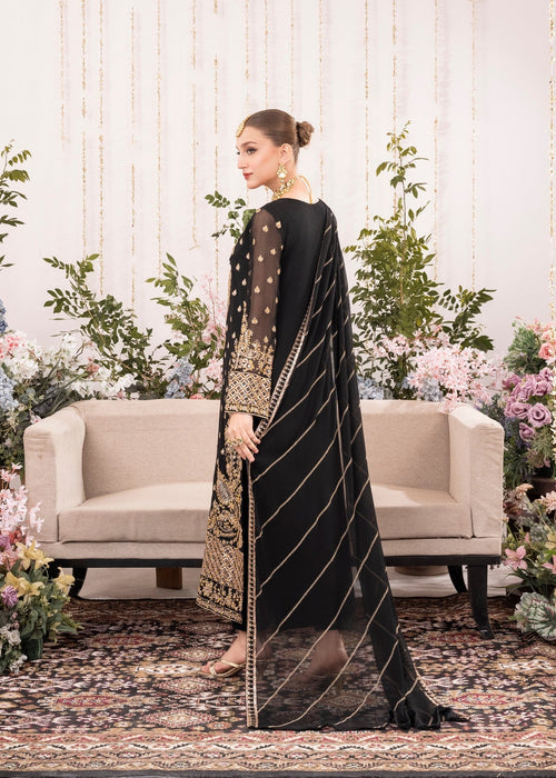 Alishba Abbasi - Liza Shirt, Trouser with Dupatta - COD | 50% OFF