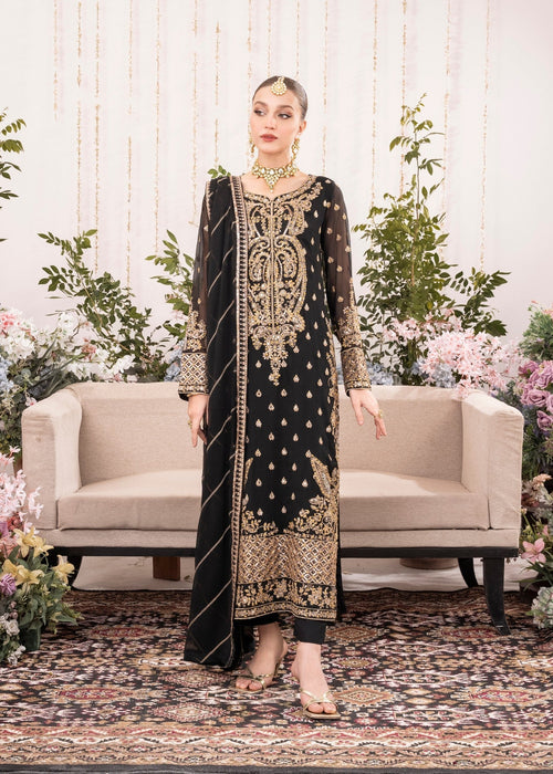 Alishba Abbasi - Liza Shirt, Trouser with Dupatta - COD | 50% OFF