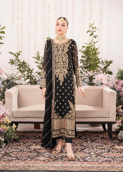 Alishba Abbasi - Liza Shirt, Trouser with Dupatta - COD | 50% OFF