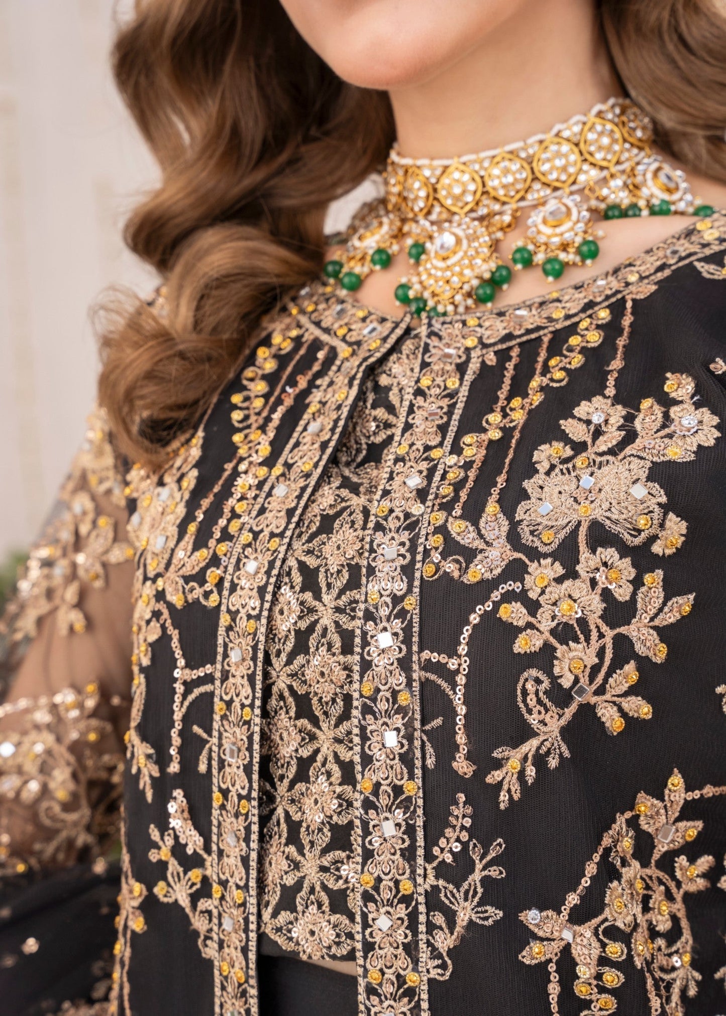 Alishba Abbasi - Olivia Shirt, Trouser with Dupatta Outfit - COD | 50% OFF