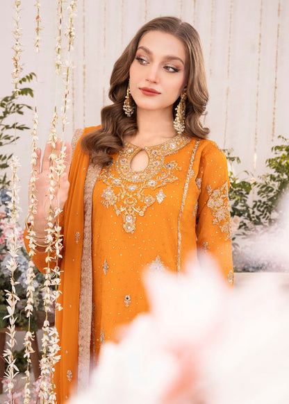 Alishba Abbasi - Azila Pishwas, Trouser with Duppatta - COD | 50% OFF