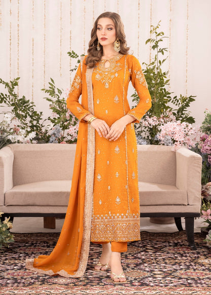 Alishba Abbasi - Azila Pishwas, Trouser with Duppatta - COD | 50% OFF