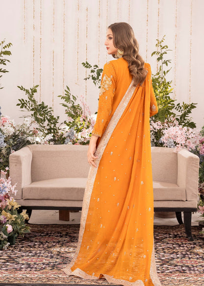 Alishba Abbasi - Azila Pishwas, Trouser with Duppatta - COD | 50% OFF
