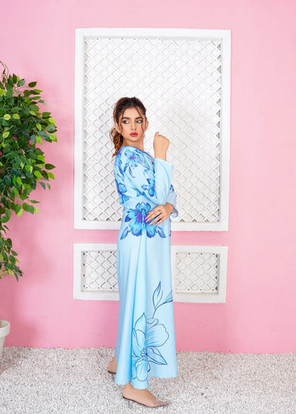 Hira Faisal - Aqua Maxi - COD | 20% OFF