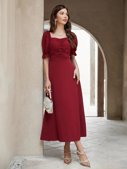 Solid Maroon maxi - COD