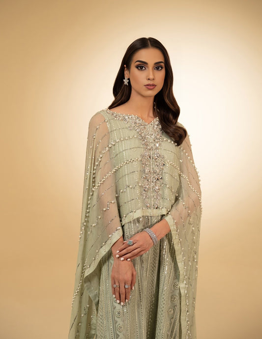 Iqra Aziz MINTY GREEN MAXI | 55% OFF