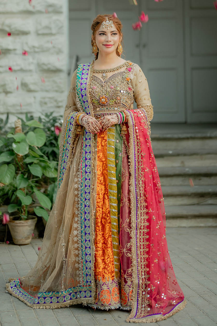 Neelam Muneer -  Mesuri Shirt, Lehenga and Dupatta Outfit | COD | 50% OFF