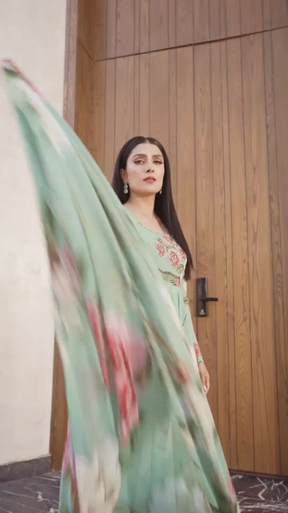 Ayeza Khan - Surmol Dress | 40% OFF