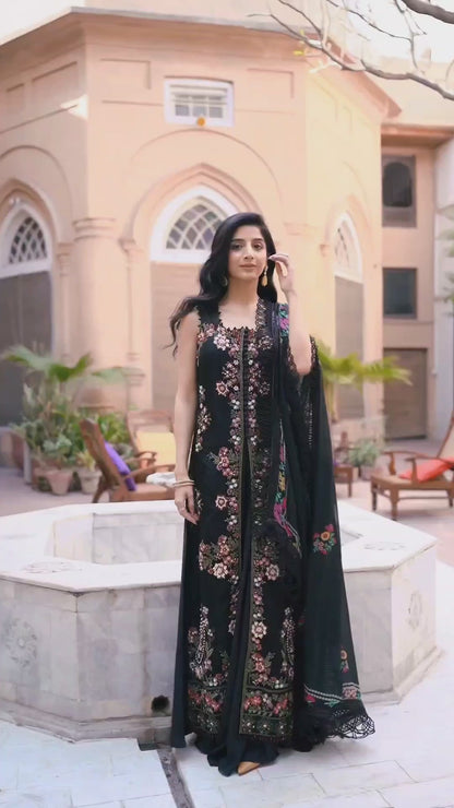 Mawra Hocane Organza Majesty stitched | 50% OFF