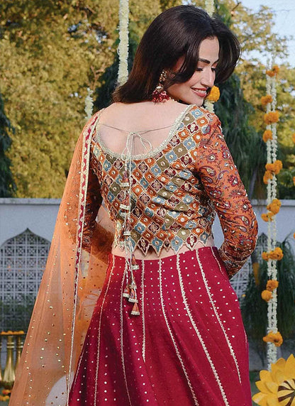 Sana Javed - Mastani Embroidered Lehenga Choli dress | 60% OFF