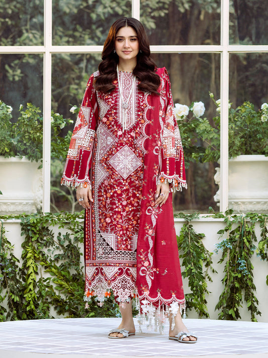 Durefishan Saleem - Ina Shirt, Trouser and Dupatta set - COD | 50% OFF