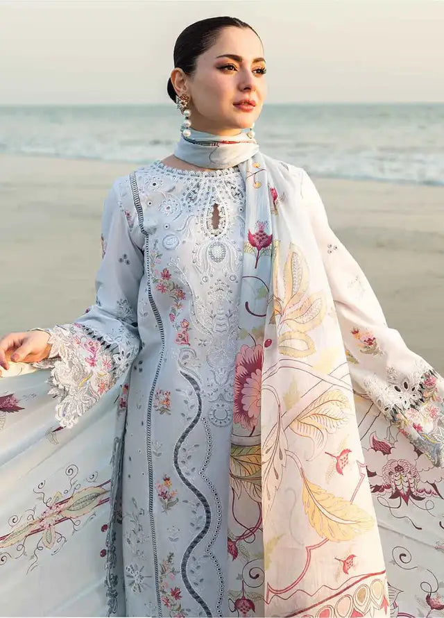 Hania Aamir - Wila Shirt, Trouser and Dupatta - COD | 50% OFF