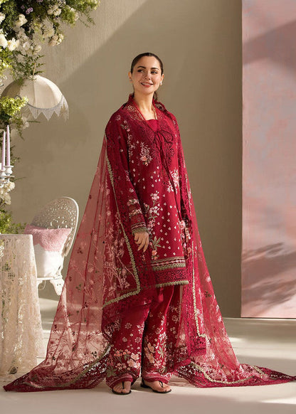 Hania Aamir Luxe Rose Shirt, Trouser and Dupatta - COD | 50% OFF