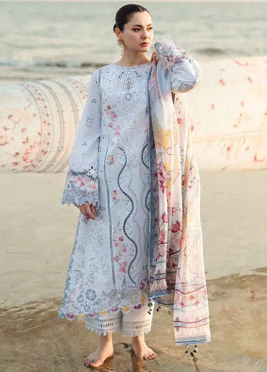 Hania Aamir - Wila Shirt, Trouser and Dupatta - COD | 50% OFF