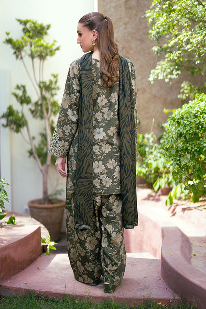 Alishba Abbasi - Lika Shirt, Farshi Shalwar and Dupatta - COD | 50% OFF