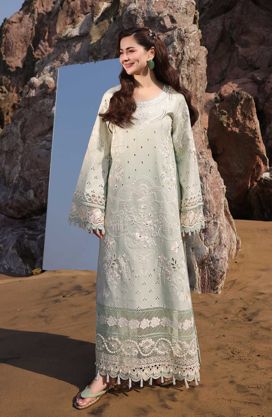 Hania Aamir - Tiya Shirt, Trouser with Dupatta - COD | 50% OFF