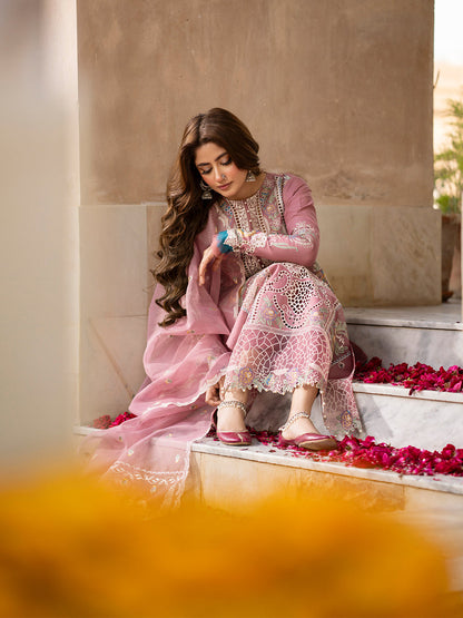 Sajal Ali - Nima Shirt, Trouser with Dupatta - COD | 50% OFF