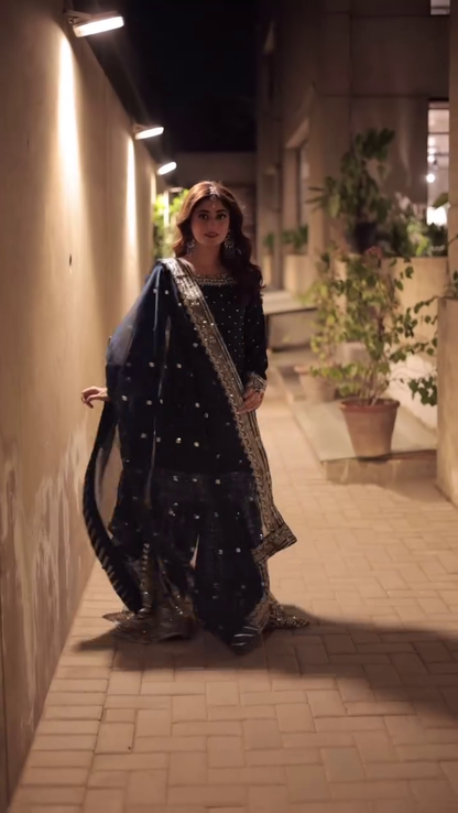 Sajal Ali - Deeya Shirt, Ghagra and Dupatta | 50% OFF