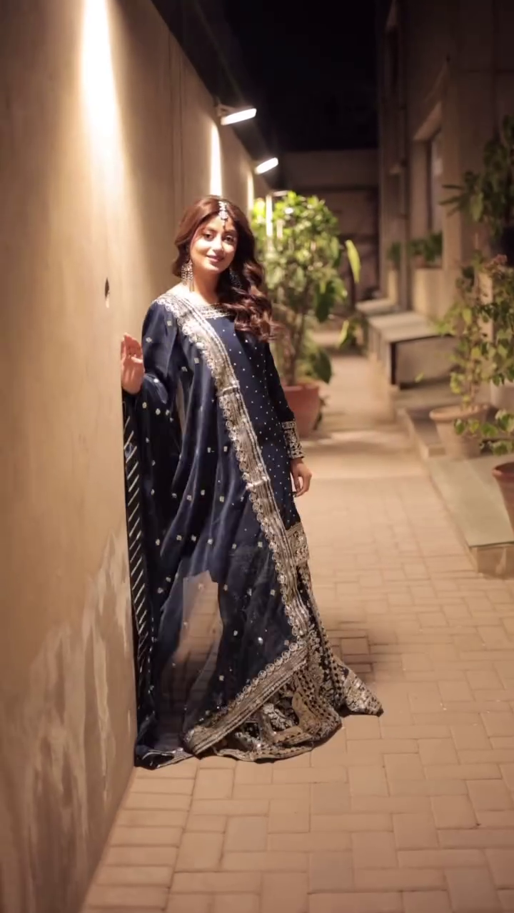 Sajal Ali - Deeya Shirt, Ghagra and Dupatta | 50% OFF