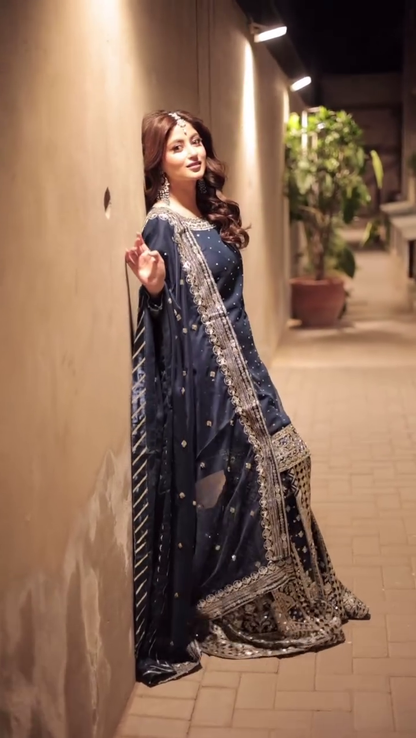 Sajal Ali - Deeya Shirt, Ghagra and Dupatta | 50% OFF