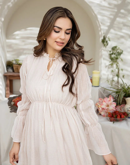 White Chiffon Maxi - COD | 30% OFF